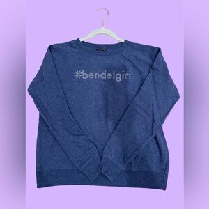 Henri Bendel #BendelGirl Sweatshirt Blue